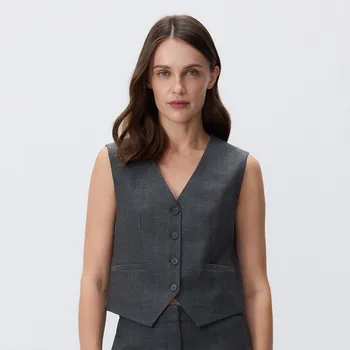 Dámské sako Reserved - Obleková vesta z viskózové směsi - vícebarevná - 393FM-MLC - 393FM-MLC-XXL