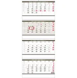 Helma365 kalendář Čtyřměsíční skládaný…