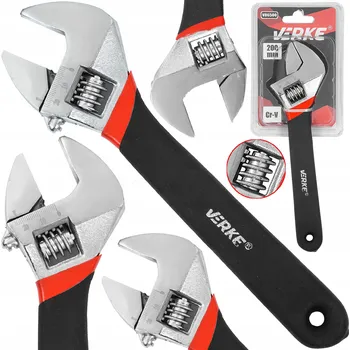 Klíč Nastavitelný klíč 200 mm, Verke V86500