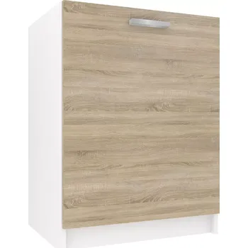 Kuchyňská skříňka Kuchyňská skříňka Belini dřezová 60 cm dub sonoma bez pracovní desky TOR SDZ60/0/WT/DS/0/TP