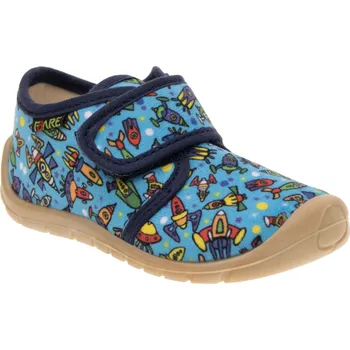 Chlapecké bačkory FARE FIRST dětské papuče na suchý zip modré - Velikost(EUR) 22 5011404