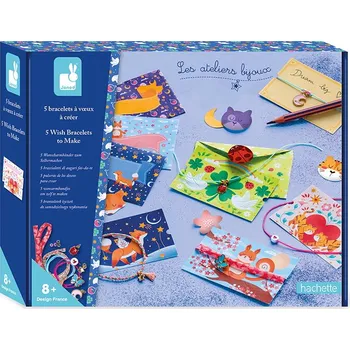 Janod Výroba šperků - kreativní sada Náramky přání