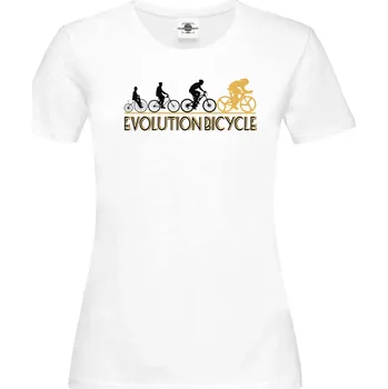 Pánské tričko Tričko Evolution Bicycle | Cycle Druh: Dámské, Barva: Bílá, Velikost: XL