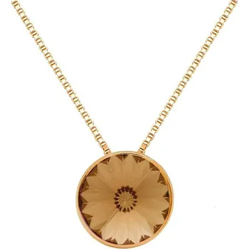 Řetízek Stříbrný zlacený řetízek s přívěskem Victoria Cruz A2809-06DG