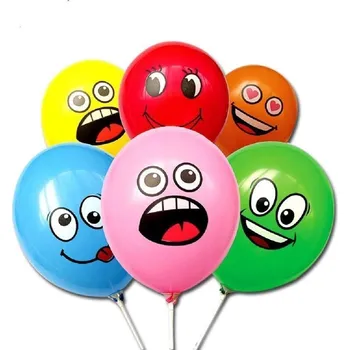 Balónky s obličejem (10ks)
