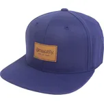 Meatfly kšiltovka Gruman Premium Snapback Navy | Modrá | Velikost One Size | 100% bavlna