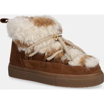 Dámská obuv Semišové sněhule Inuikii Teddy Low 1001.001.0321.106 hnědá 88X, EUR 40