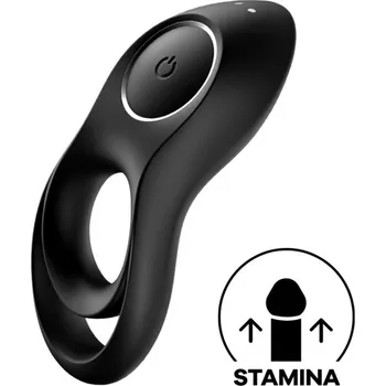 Kroužek na penis SATISFYER LEGENDARY DUO vibrační černý - s kupónem KUP15 cena 586 Kč + extra diskrétní expedice