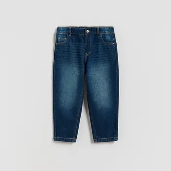 Chlapecké kalhoty Reserved - Klasické džíny běžného střihu - tmavomodrá - 520CJ-59J - 520CJ-59J-98