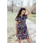 Košilové šaty Vero modré listy Velikost: M