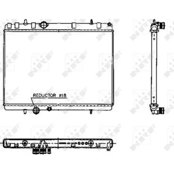 Chladič motoru Chladič, chlazení motoru NRF 50436