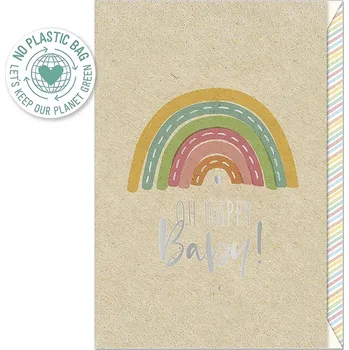 Ražené přání s obálkou Artebene Oh Happy Baby