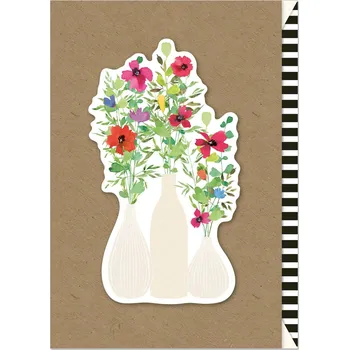 Ražené přání s obálkou Artebene Flowers in a Vase