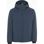 PORSCHE DESIGN Light blouson jacket Bunda volnočasová na zip s podšívkou a kapucí tmavě modrá (Exkluzivní bunda s lehkou výplní Primaloft® a šestiúhelníkovým polstrováním uvnitř.)