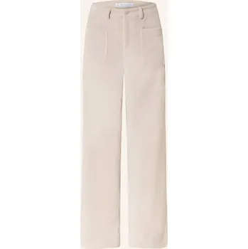 Dámské kalhoty Raffaello Rossi Dámské Manšestrové Kalhoty Miru, béžová, 42