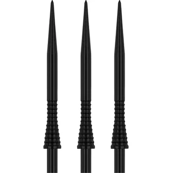 Příslušenství pro šipky Red Dragon Kovové hroty Raptor GT Gripped - Black - 38 mm