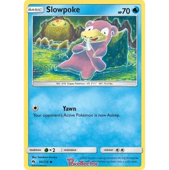 Sběratelská karetní hra Slowpoke 054/214 - Lost Thunder Typ karty: Non-Holo