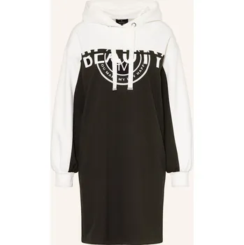 Dámské šaty Monari Dámské Mikinové Šaty S Ozdobnými Kamínky, černá /...
