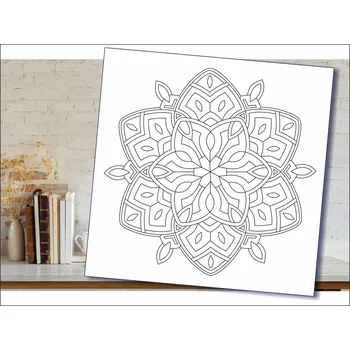 Radost v písku Šablona na pískování mandala 43 Varianta: 210 x 210 mm