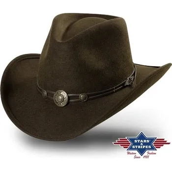 Jezdecké oblečení Westernový klobouk Idaho Černá XL