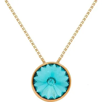 Řetízek Stříbrný zlacený řetízek s přívěskem Victoria Cruz A2809-15DG