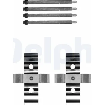 Brzdový systém Sada příslušenství, obložení kotoučové brzdy DELPHI LX0702