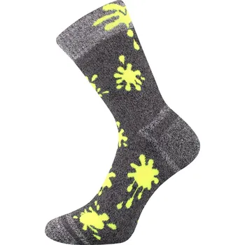 Dětské termoprádlo Voxx HAWKIK Ponožky teplé chlapecké 20-24 žlutá