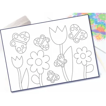 Radost v písku Šablona na pískování jarní motýlci Varianta: A5 (148 x 210 mm)