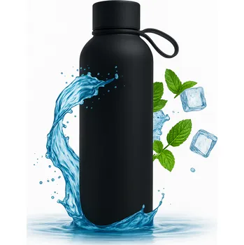 Valere Nerezová termoska TERMO SOFT 500ml / Černá