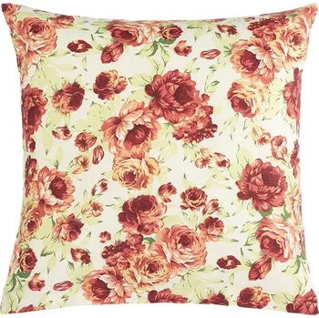 Povlak na dekorativní polštářek Povláček Berta Růžová,Zelená BX11060 - 45x45 cm