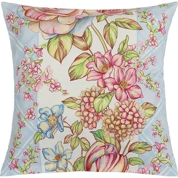 Povlak na dekorativní polštářek Povláček GITA Modrá,Růžová BX10872 - 45x45 cm