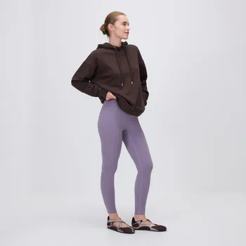 Reserved - Legíny se širokým pasem - tmavě fialová - 876IE-49X - 876IE-49X-XL