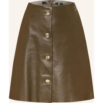 Dámská sukně Riani Dámská Kožená Sukně, hnědá, 40