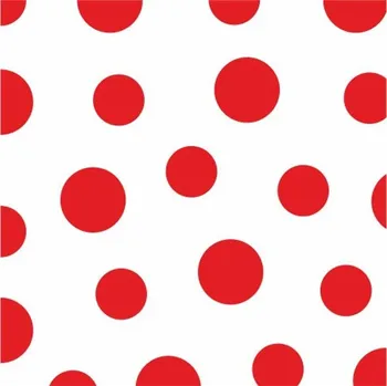 Papírový ubrousek Harmony ubrousky DOTS puntík 33 x 33 cm červené / 30 ks
