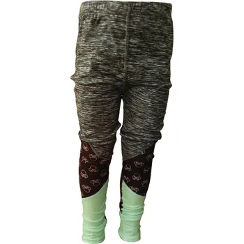 Dívčí legíny Eplusm Dívčí legíny MINNIE šedočernomentol Barva: vícebarevné, Velikost: 140