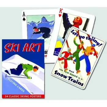 Společenská hra Piatnik Poker Ski Art (1497-PI)