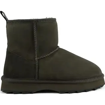 Dívčí sněhule Semišové sněhule Emu Australia Sharky Mini zelená barva, W12434 W12434.DOBL 91X, EUR 37