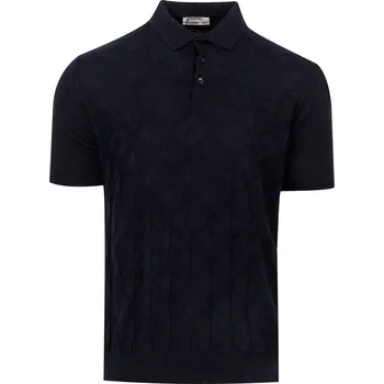 Pánské tričko FERATT Pánská polokošile MORENO tmavě modré Velikost: L