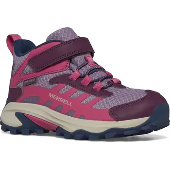 Dětská treková obuv Dětské outdoorové boty Merrell MOAB SPEED 2 MID A/C WP K modré MK167544 - EUR 38 | UK 6 | US 7