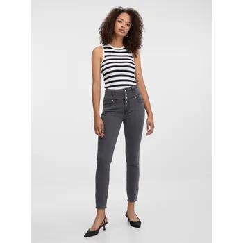 Dámské džíny Tmavě šedé dámské skinny fit džíny ORSAY - Dámské Orsay černá | bílá | šedá 3397649
