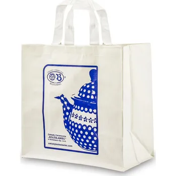 Nákupní taška Jutová nákupní taška Ceramika Bolesławiec