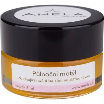 Pleťový krém ANELA Půlnoční motýl - zklidňující balzám se zlatou řasou pro suchou a citlivou pleť 5 ml VZOREK