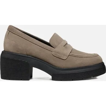 Dámské mokasíny Béžové dámské mokasíny Geox Spherica - Dámské GEOX černá | kaki 3371103