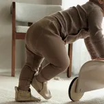 Lodger Kožené capáčky - Beige, vel. 12 - 15 měsíců