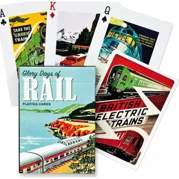 Společenská hra Piatnik Poker The Glory Days of Rail (1671-PI)