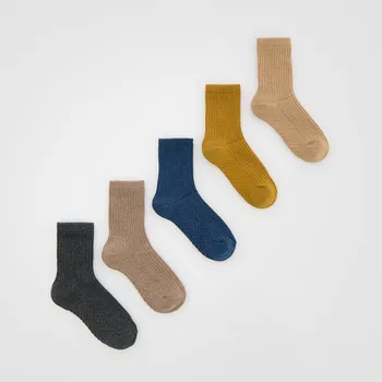 Dětská móda Reserved - Ponožky 5 ks - béžová - 763GQ-80M - 763GQ-80M-K31