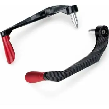 Zabezpečení motocyklu Univerzální CNC hliníkové chrániče páček 7/8" 22 mm Ochranné páky na brzdu a spojku Motocykl Skútr Enduro Barevné doplňky červená