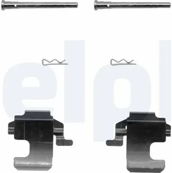 Přislušenství brzdového systému Sada příslušenství, obložení kotoučové brzdy DELPHI LX0270