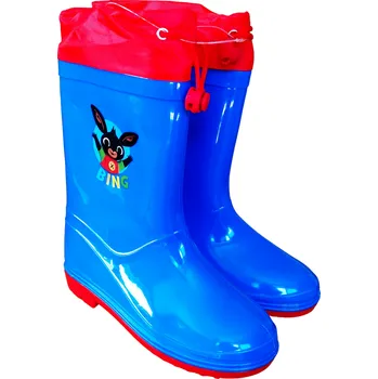 Dívčí holínky Eplusm Chlapecké holínky ZAJÍČEK BING modročervené Barva: Modrá, Velikost: 23/24