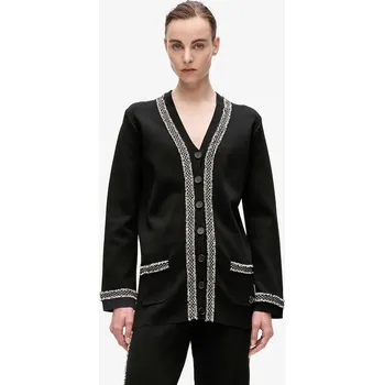 Dámský svetr Kardigan Karl Lagerfeld A4W18036 černá 99X, vel. S